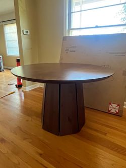 Mid century modern dining room table