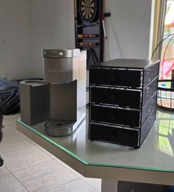 Keurig Coffee Maker with K-Cup Drawer Organizer