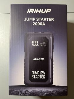 IRIHUP 2000A Peak Jump Starter 