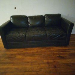 Leather Couch/Sofa Three Seater