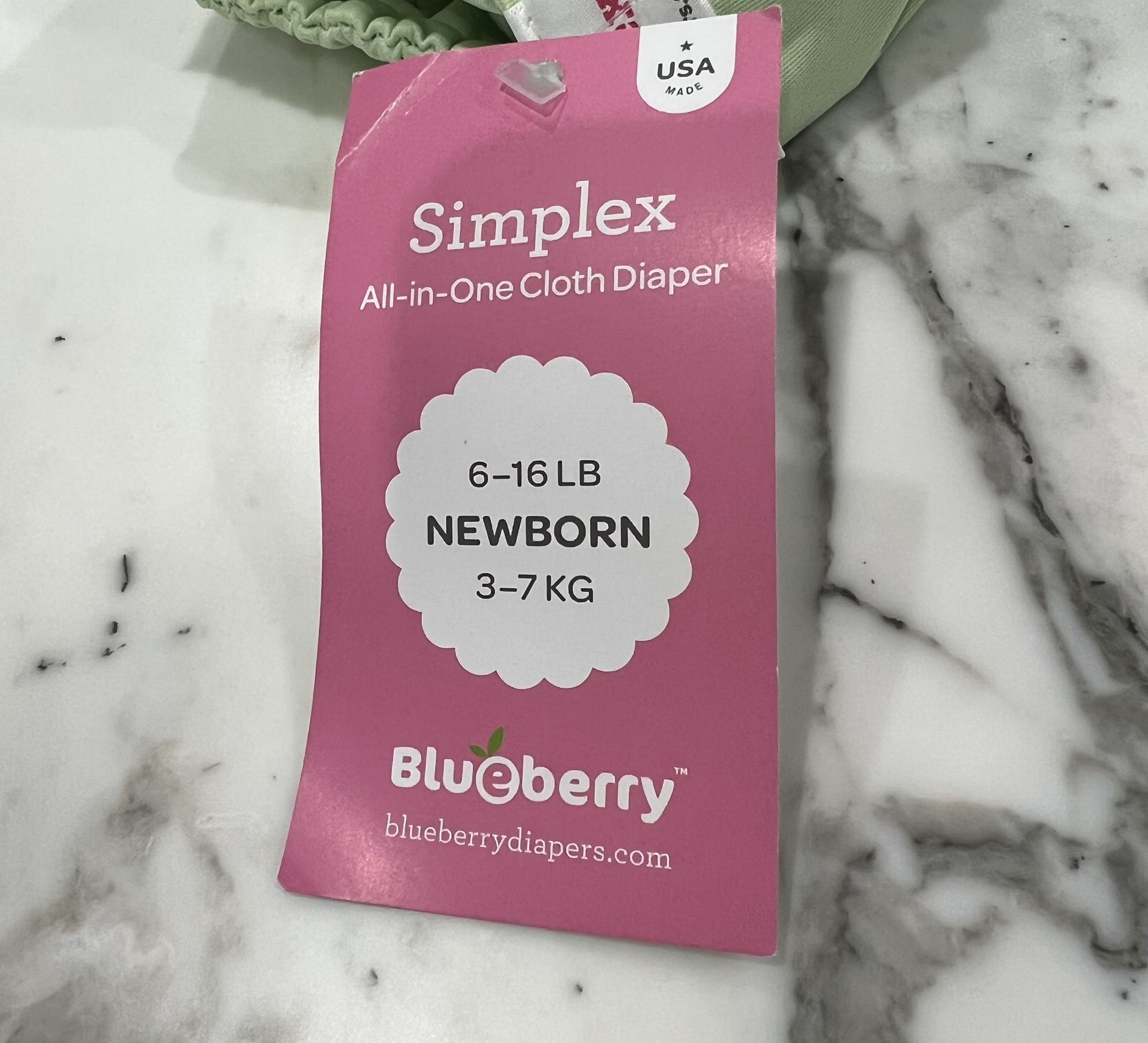 Blueberry Newborn Cloth Diapers - New With Tag. Group A