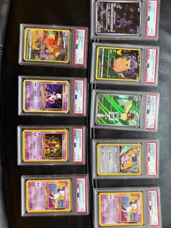Graded Pokemon slabs