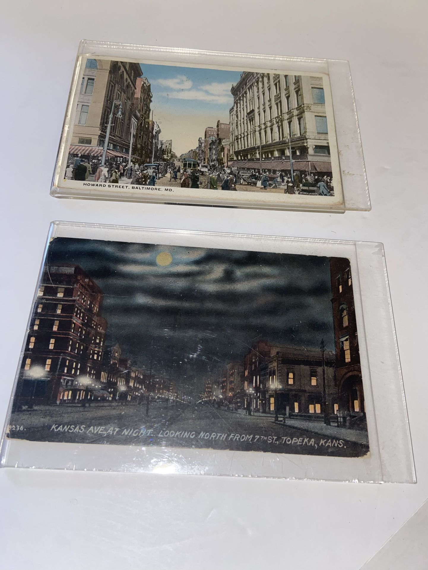 Old Postcards From Baltimore And Topeka, To Iowa And Massachusetts