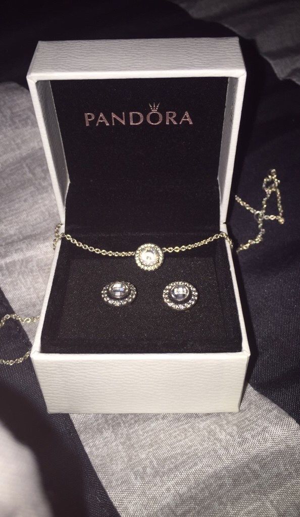 Pandora Necklace & Earring Set