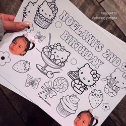 Custom Party Favors Coloring Pages