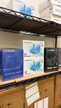 VSee Box V6 Max V See Box V6 Plus Superbox S7 Max Super Box S6 Max - Android TV Boxes