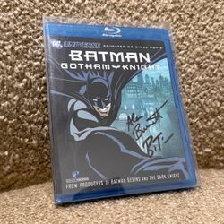 DC Universe Animated Original Movie Batman: Gotham Knight Blu-ray AUTOGRAPHED