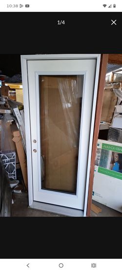 32x79 exterior door fiberglass prehung right hand wide frame special order door available now
