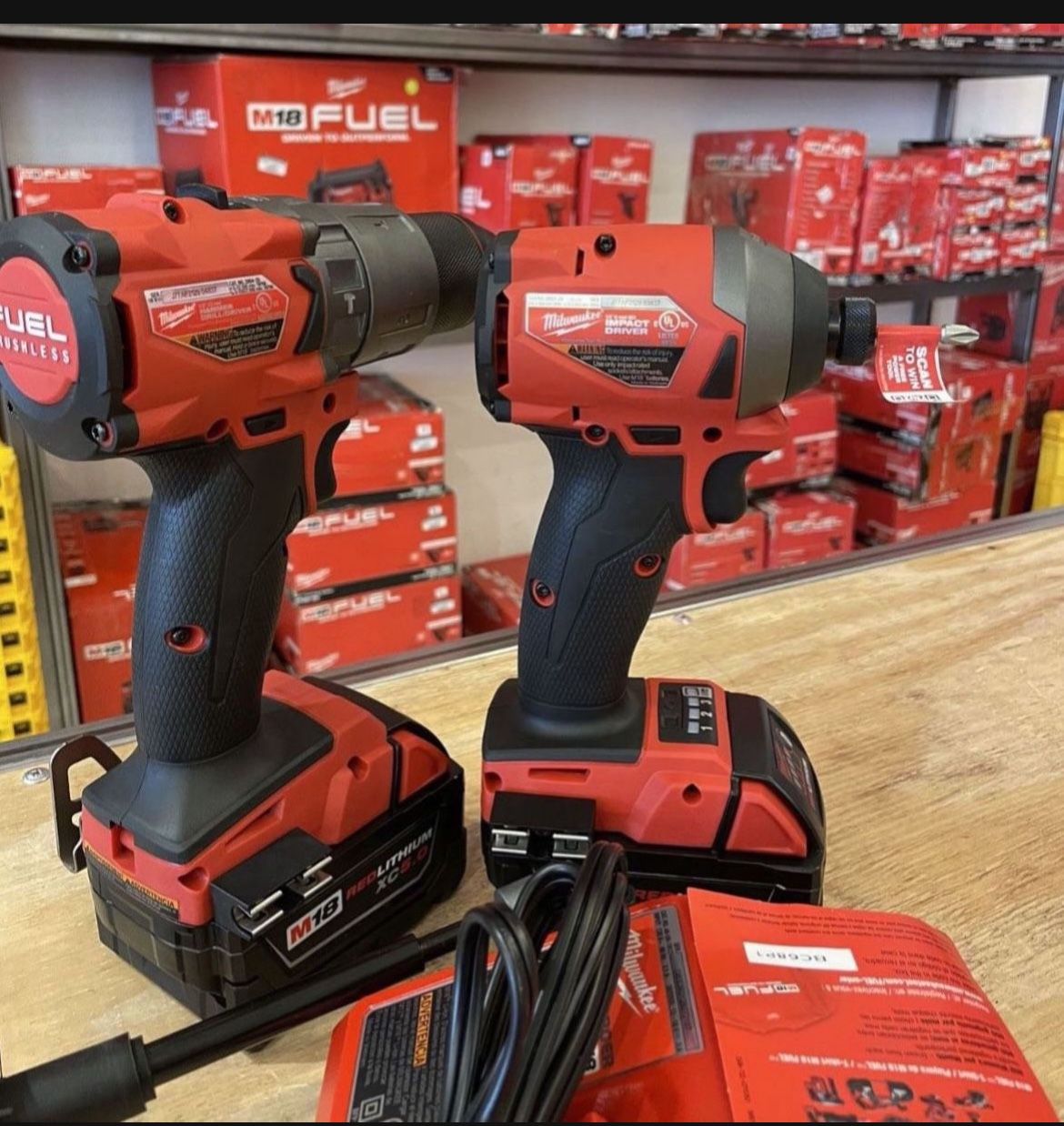 Milwaukee M18 FUEL 18V Lithium-Ion Brushless Cordless Hammer Drill