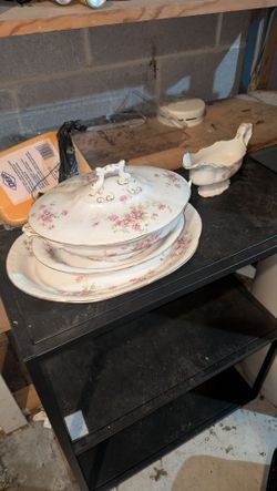 Antique ceramic set