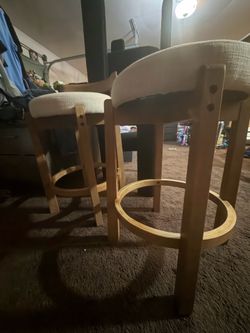 2 counter chairs