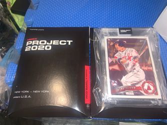 Topps Project 2020 MIKE TOUT ORIGINAL BY NATUERL