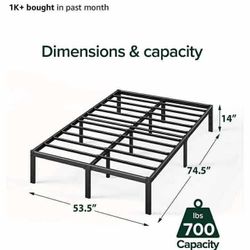 Full Sized Bed Frame + Mattress 