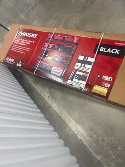 Husky 4-Shelf Industrial Steel Shelving Black