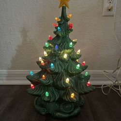 Vintage ceramic Christmas tree