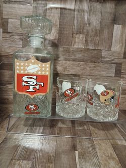 SAN FRANCISCO 49ER DECANTER
