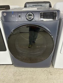 $800 GE Smart Front Load Dryer Blue
