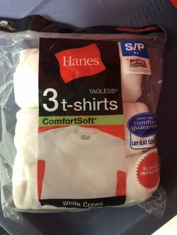 Hanes boy tee shirts size small