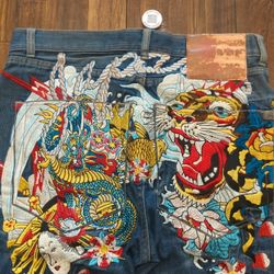 Ed Hardy Jean Men's 34x32 Japan Grail