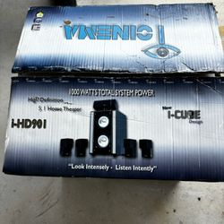 iCinema High Definition 5.1 Home Theater i-HD901 (6 pieces) *never used*