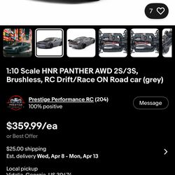 Dodge Challanger Rc 1/10 Scale