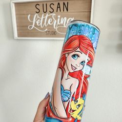 Ariel The Little Mermaid Tumbler 20oz