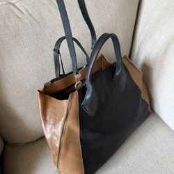 Pour La Victoire Color Block Tote Bag