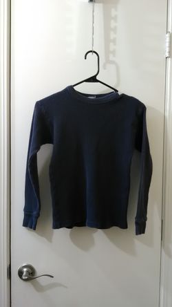 Boys Navy Blue Thermal Shirt Small / Medium