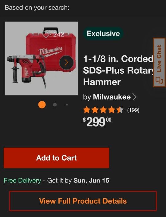 Milwaukee Rotary Hammer