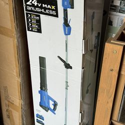 Kobalt 24-volt Cordless Battery String Trimmer and Leaf Blower Combo Kit 4 Ah 