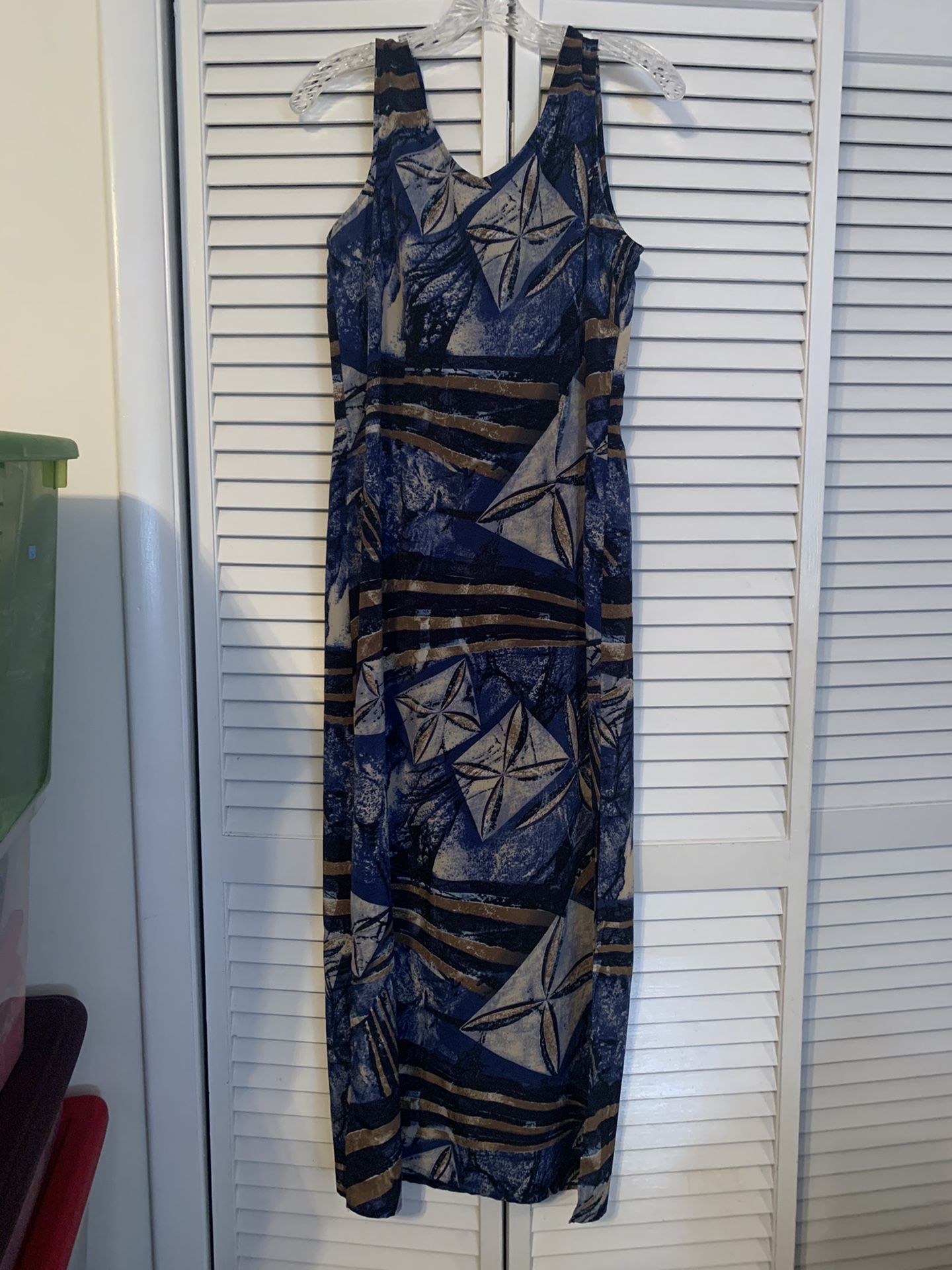 Tribal Size 8 Full Length Print Dress