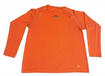 TOP nike oregon state  Men's Long Sleeve Orange Shirt