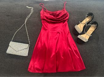 HOCO Dress, Heels, and Purse