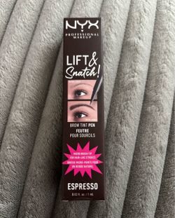 NEW NYX PROFESSIONAL LIFT & SNATCH BROW TINT WATERPROOF EYEBROW PEN IN EXPRESSO $6!