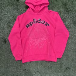 Pink Spider Hoodie (Size S/M)