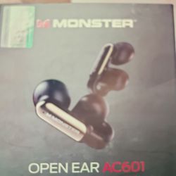 Monster Earbuds NEW BLACK