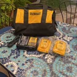 DeWALT 20 Volt 2AH Batteries With Case