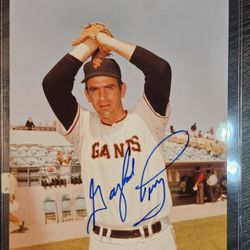 Signed Gaylord Perry San Francisco Giants 8x10 Photo Autograph MLB Baseball Picture Auto