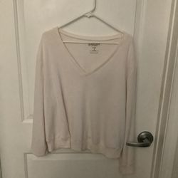Torrid Super Soft Bge Plush Long Sleeve Lounge Sweatshirt Size 0( L/12)q