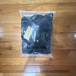 Black Burberry Zip Up