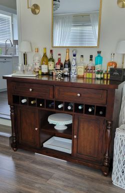 Bar Sideboard with Wine Storage