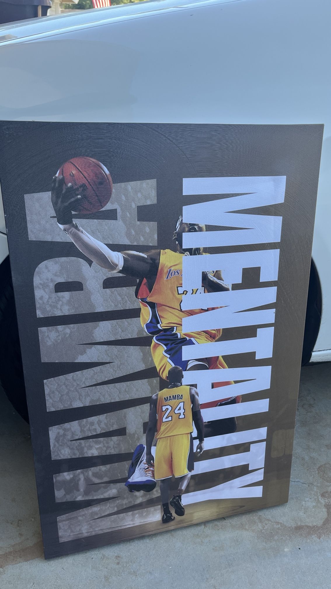 Kobe Mamba Bryant Canva Print 