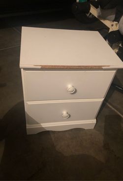 White dresser