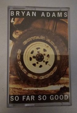 Used So Far So Good By Bryan Adams Casette Tape