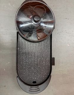 Electric Flat Skillet/Grill With Pot Attached - brand new never used