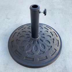 (Brand New) $30 Umbrella Base 19 Inches Round 30lbs Patio Stand Outdoor Garden Market