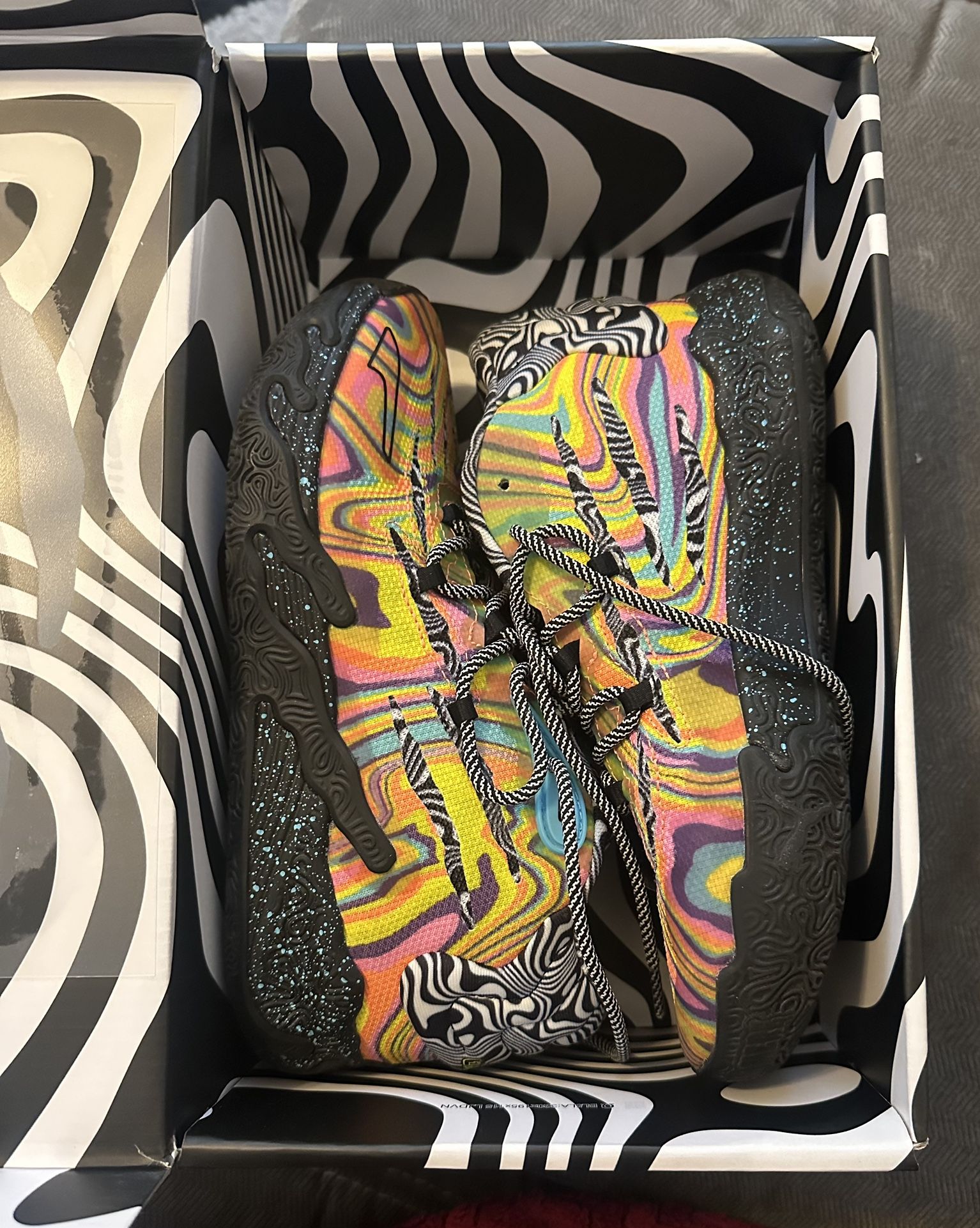 PUMA MB.03 x Dexter's Laboratory New Kids Basketball Shoe LaMelo Ball Size 6
