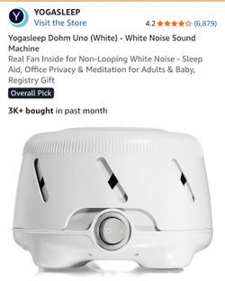 Yogasleep Dohm Uno White Noise Sound Machine
