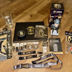 Vegas Golden Knights (VGK) Lot of Collectibles & Swag