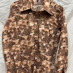 Vintage 70’s Big Collar Button Shirt
